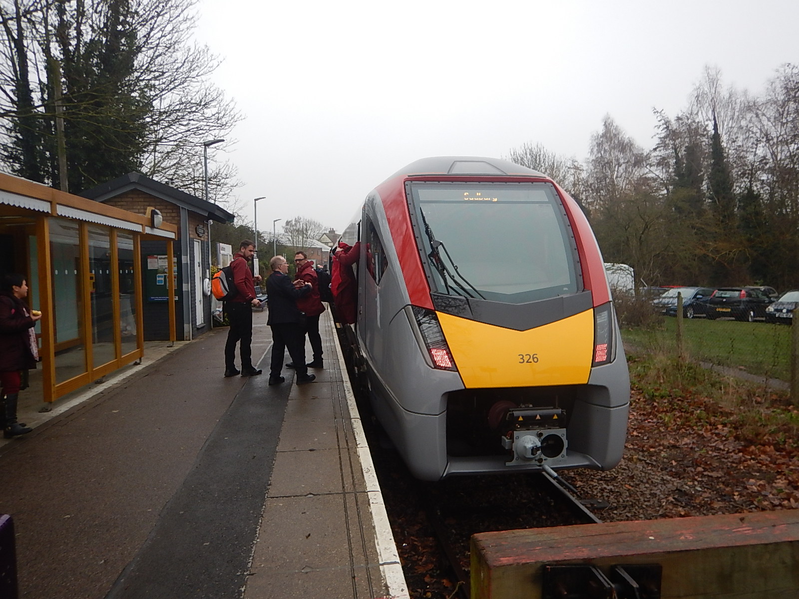 Stadler Flirt Class 755/3 train at Sudbury Station